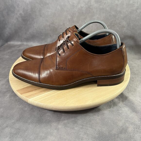 Cole Haan Lenox Hill Men’s 10.5 Brown Grand OS Cap Toe Oxford Shoes C11632 main image 5
